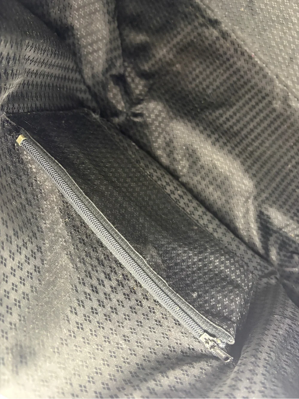 Vintage Genuine Black Eel Skin Leather Large Weekender Duffle Overnight bag